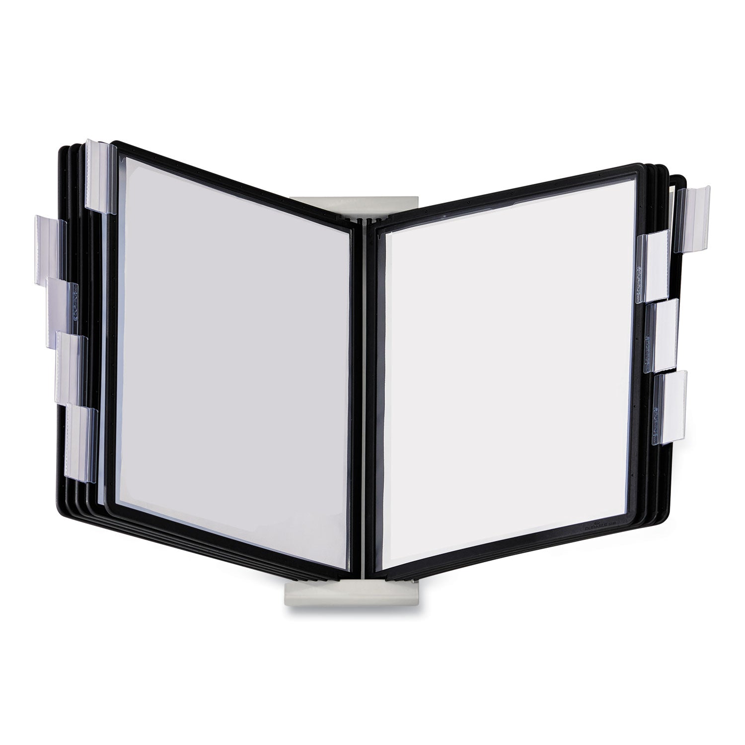 InstaView Expandable Desktop Reference System, 10 Panels, Black Borders -