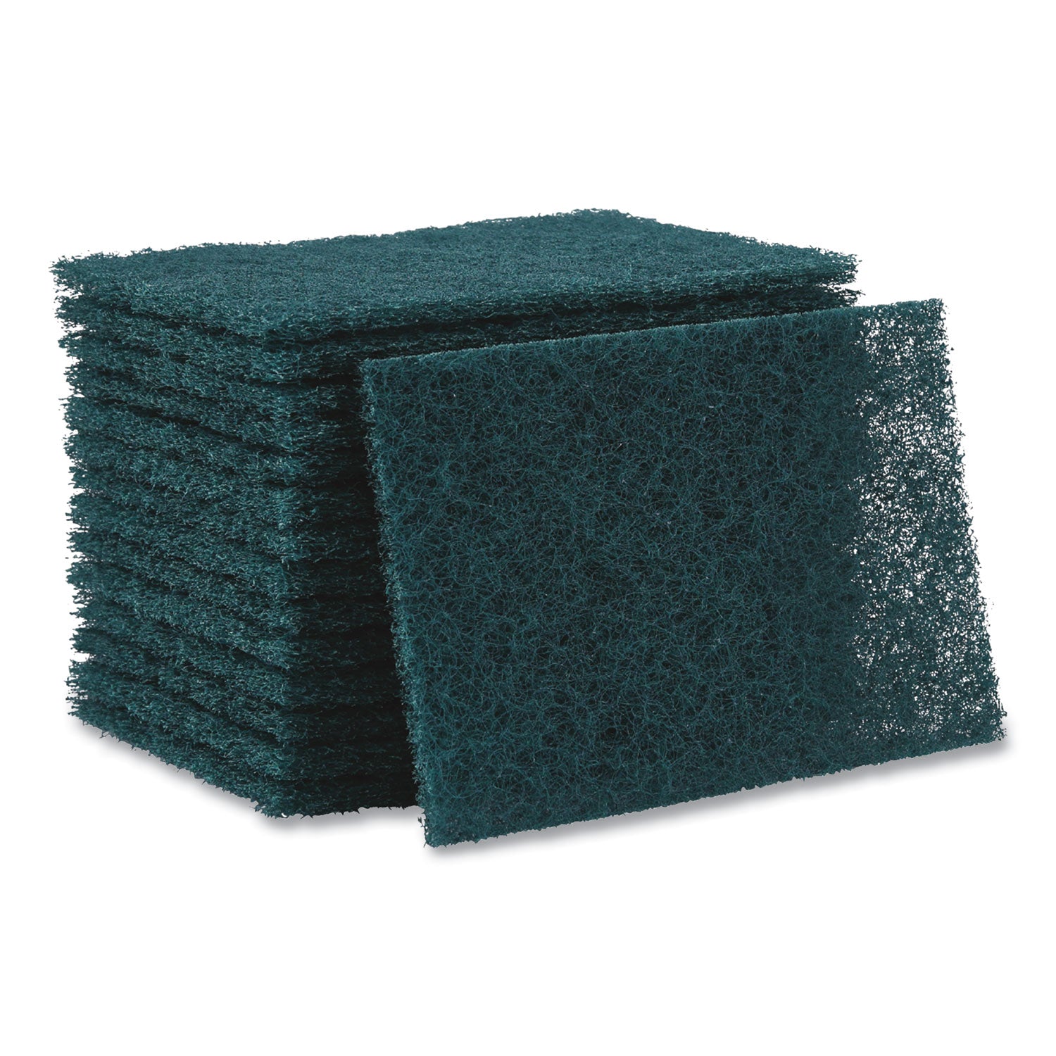 heavy-duty-scour-pad-6-x-9-green-15-carton_bwk186 - 1