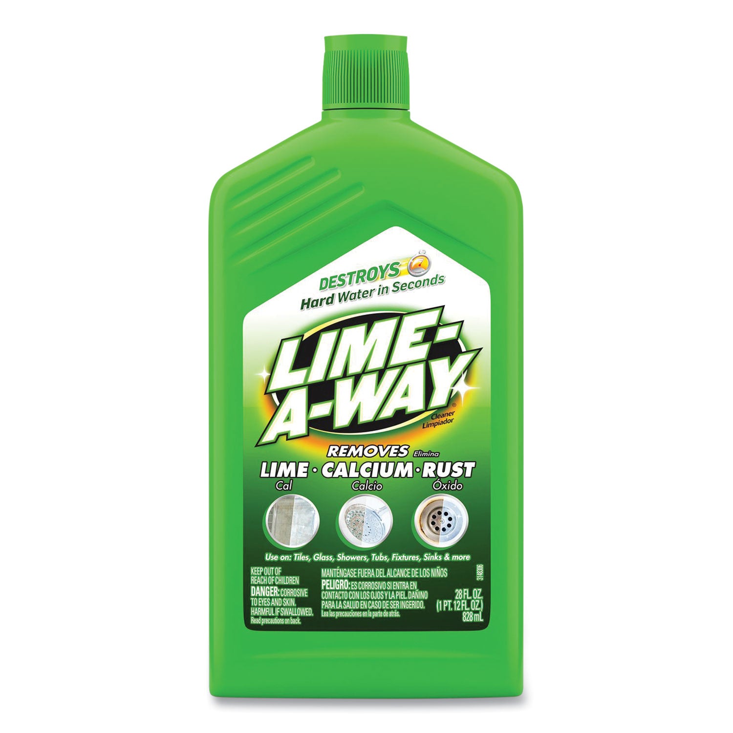 Lime, Calcium and Rust Remover, 28 oz Bottle -
