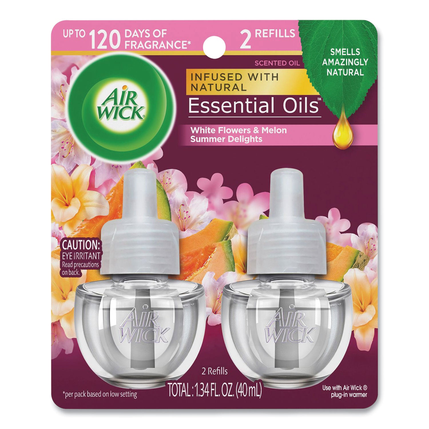 Life Scents Scented Oil Refills, Summer Delights, 0.67 oz, 2/Pack, 6 Packs/Carton -