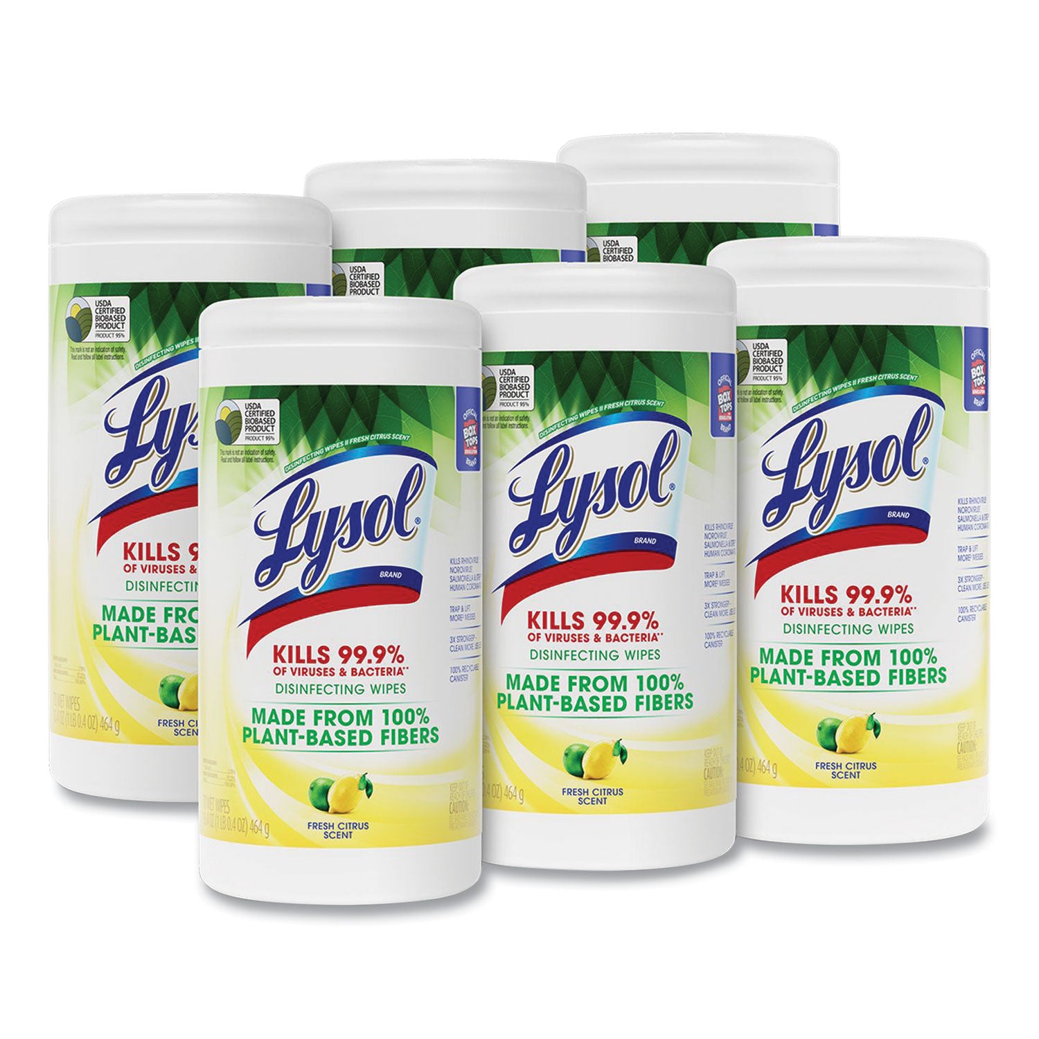 disinfecting-wipes-ii-fresh-citrus-1-ply-7-x-725-white-70-wipes-canister-6-canisters-carton_rac49128ct - 2