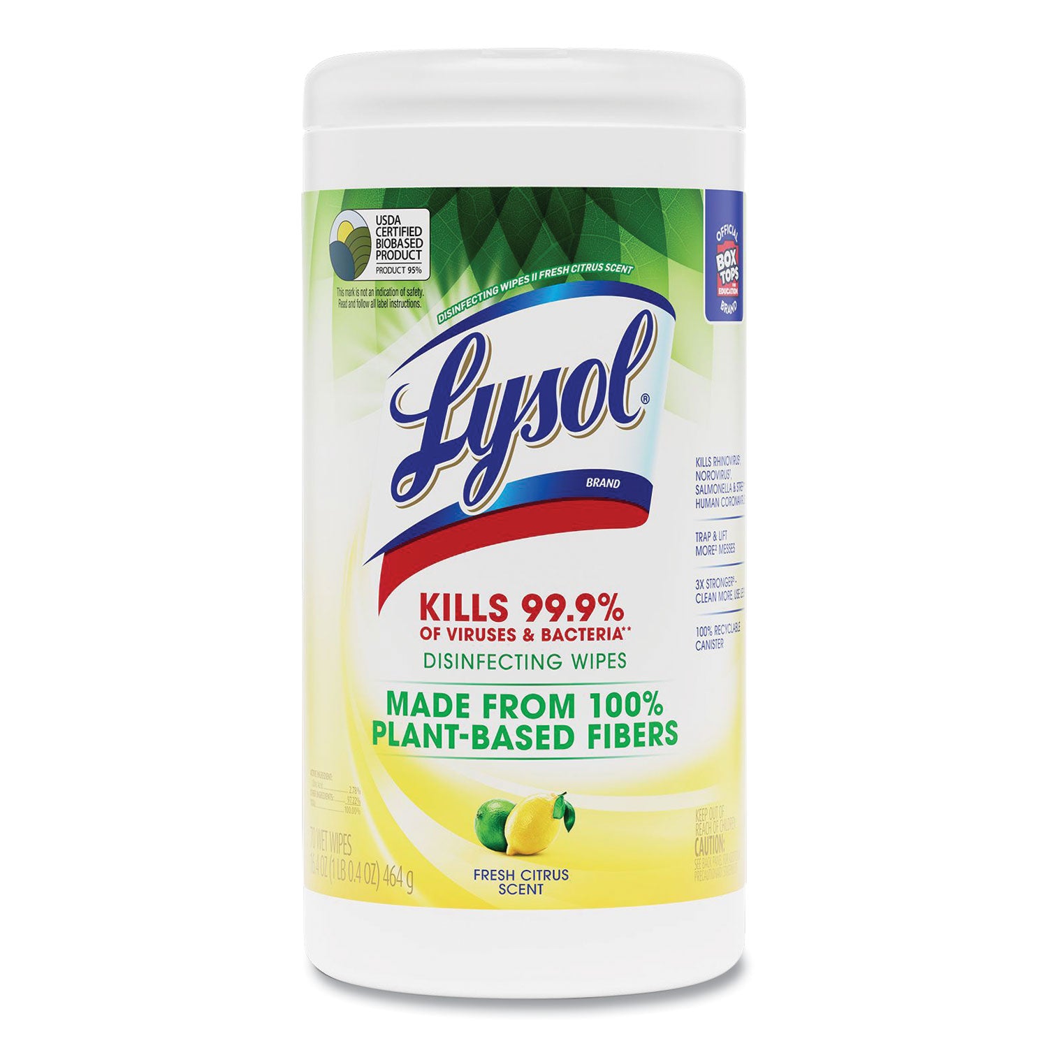 disinfecting-wipes-ii-fresh-citrus-1-ply-7-x-725-white-70-wipes-canister-6-canisters-carton_rac49128ct - 1
