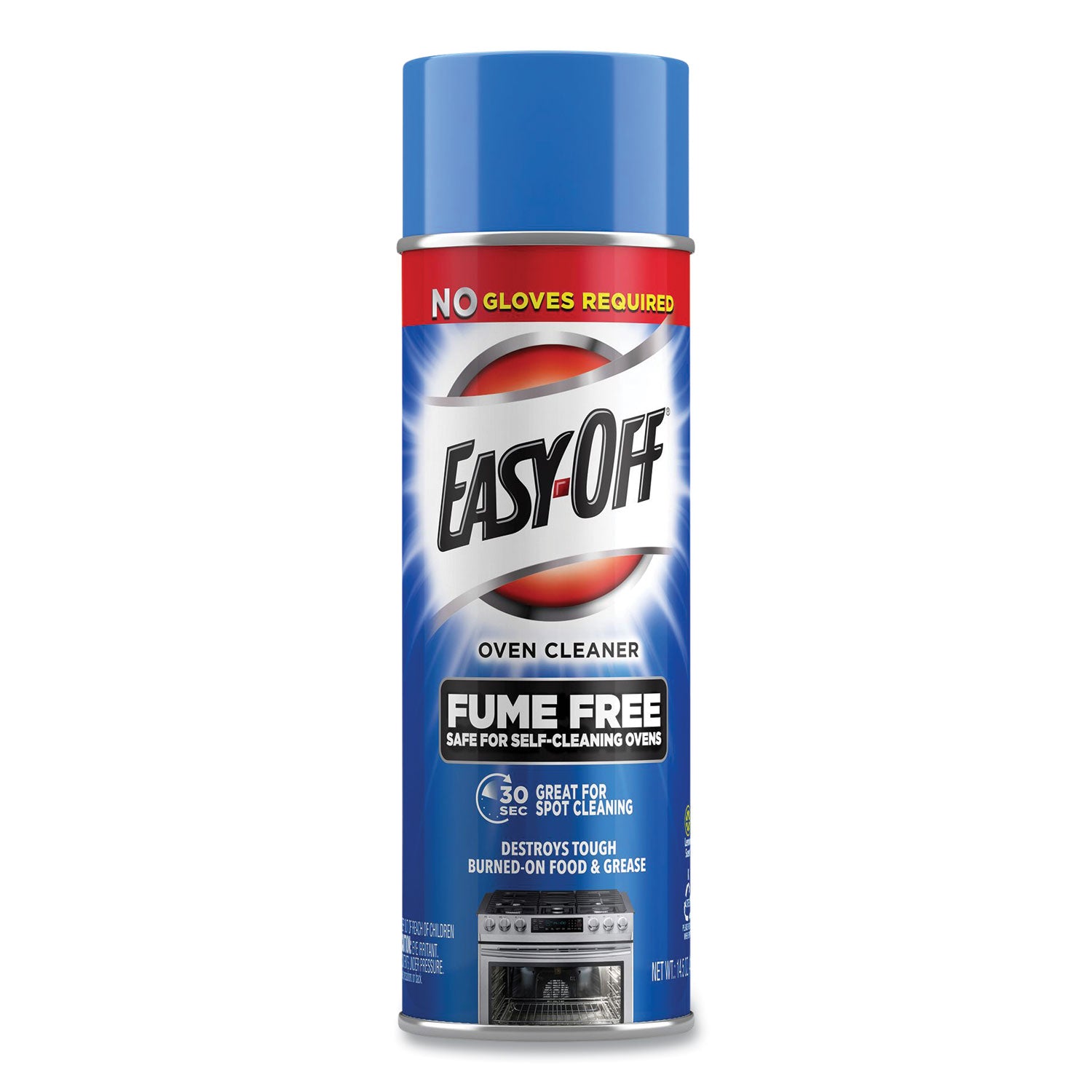 Fume-Free Oven Cleaner, Lemon Scent, 14.5 oz Aerosol Spray -