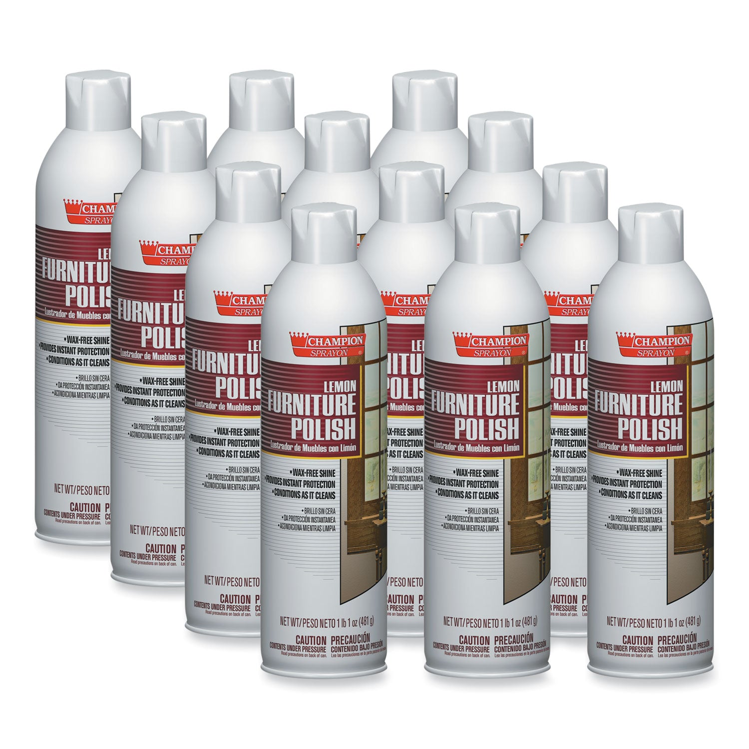 champion-sprayon-furniture-polish-lemon-17-oz-aerosol-spray-12-carton_chp5136 - 1