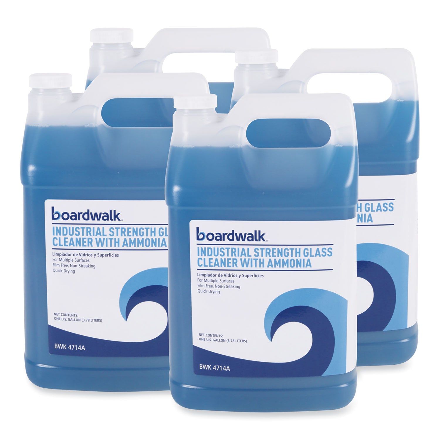 industrial-strength-glass-cleaner-with-ammonia-1-gal-bottle-4-carton_bwk4714a - 1
