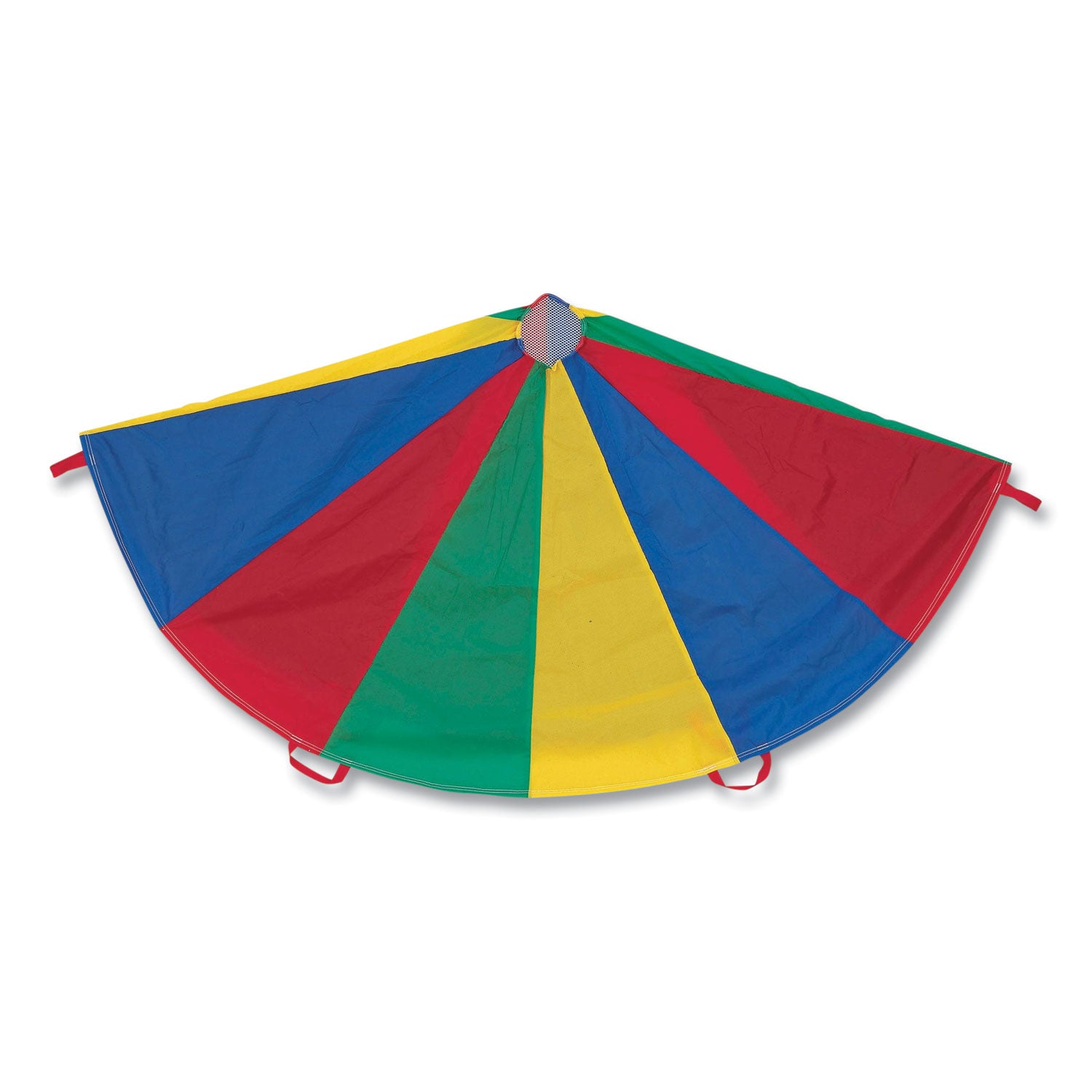 Nylon Multicolor Parachute, 24 ft dia, 20 Handles -