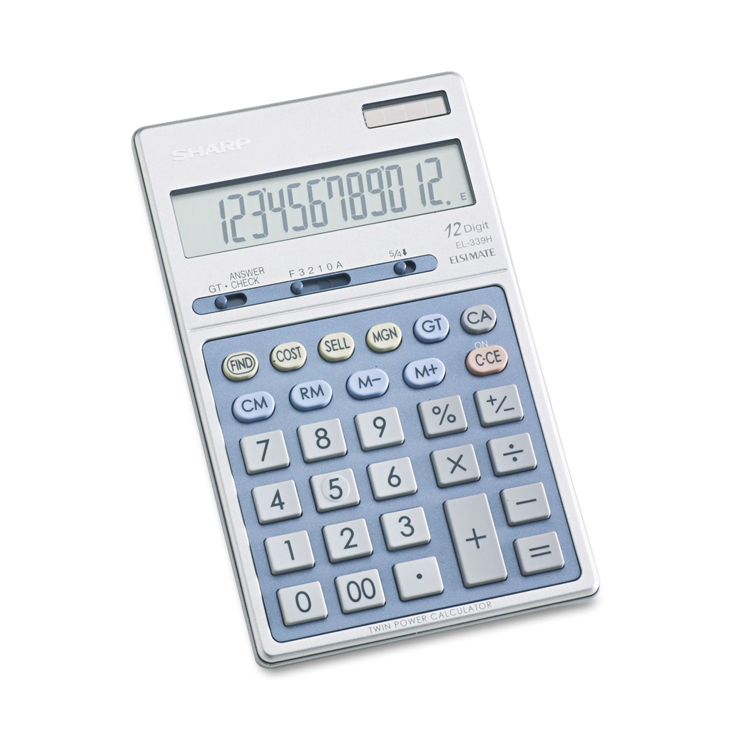 EL339HB Executive Portable Desktop/Handheld Calculator, 12-Digit LCD -