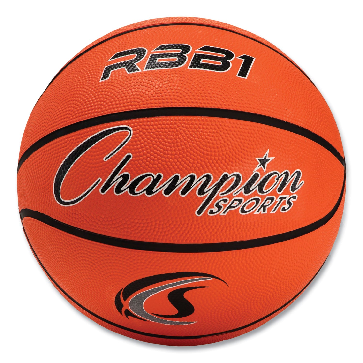 Rubber Sports Ball, For Basketball, No. 7 Size, Official Size, Orange -