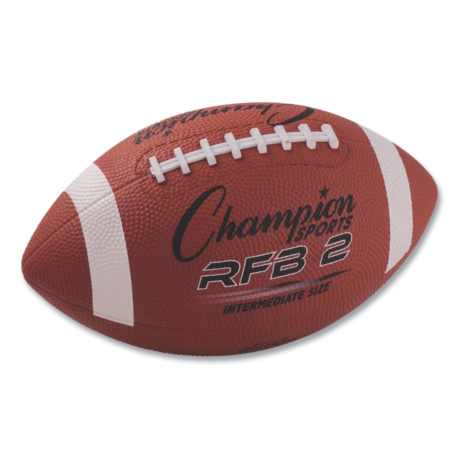 Rubber Sports Ball, For Football, Intermediate Size, Brown -