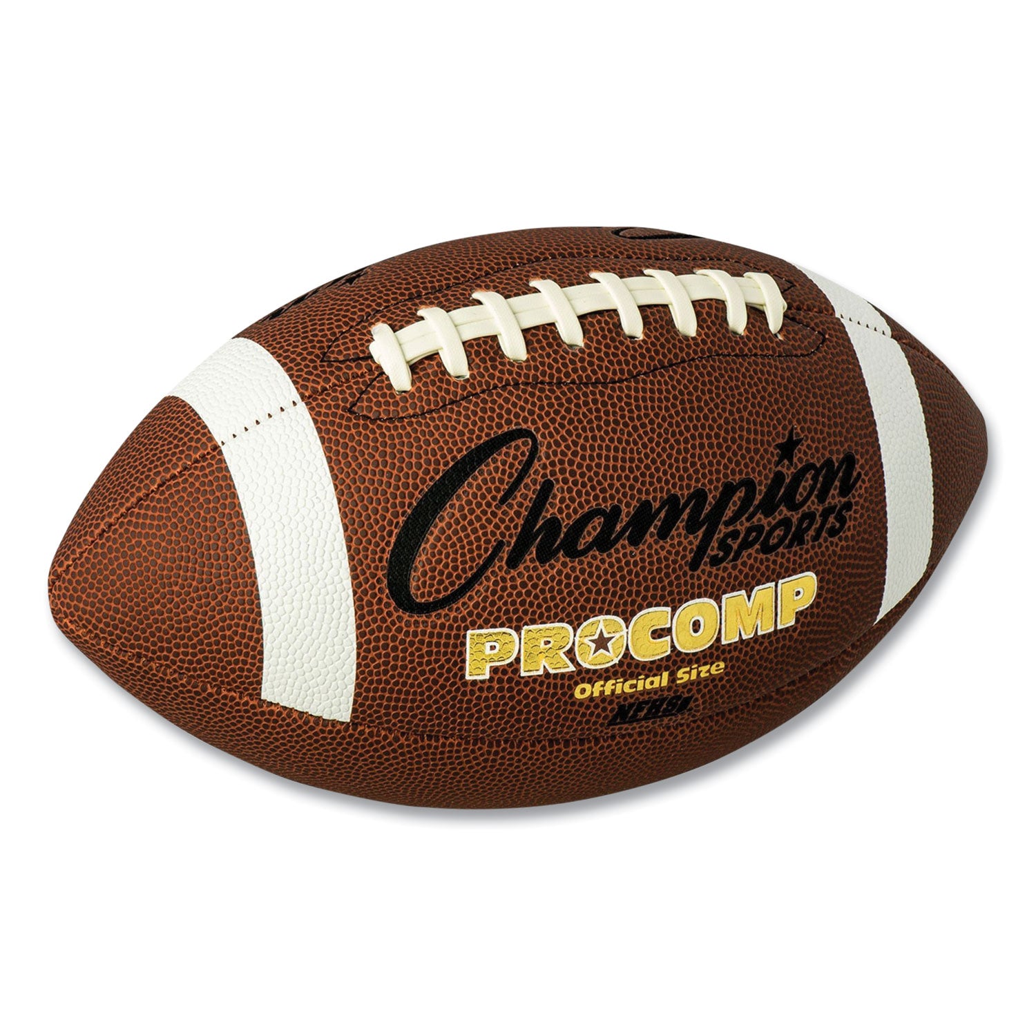 Pro Composite Football, Official Size, Brown -