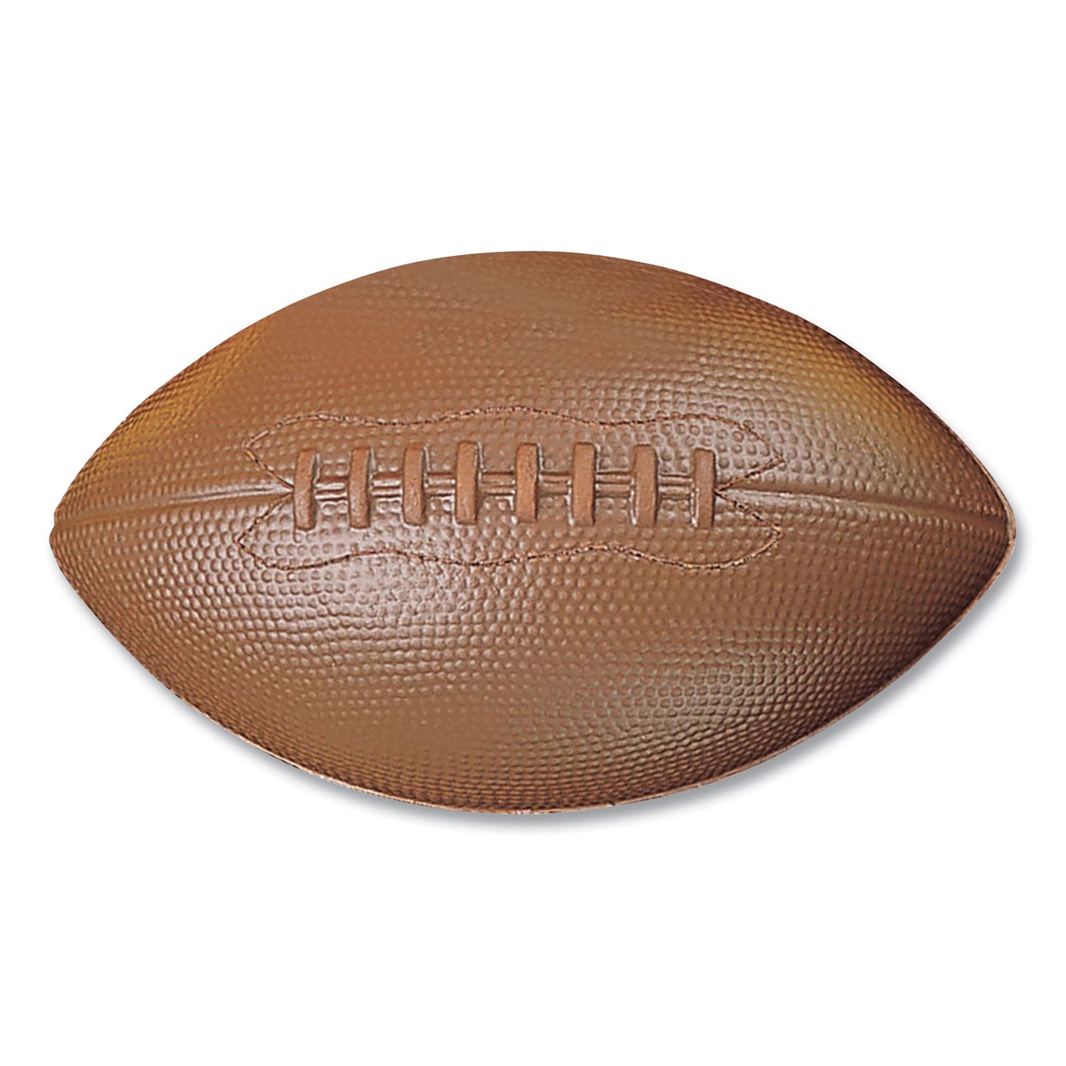 Coated Foam Sport Ball, For Football, Playground Size, Brown -