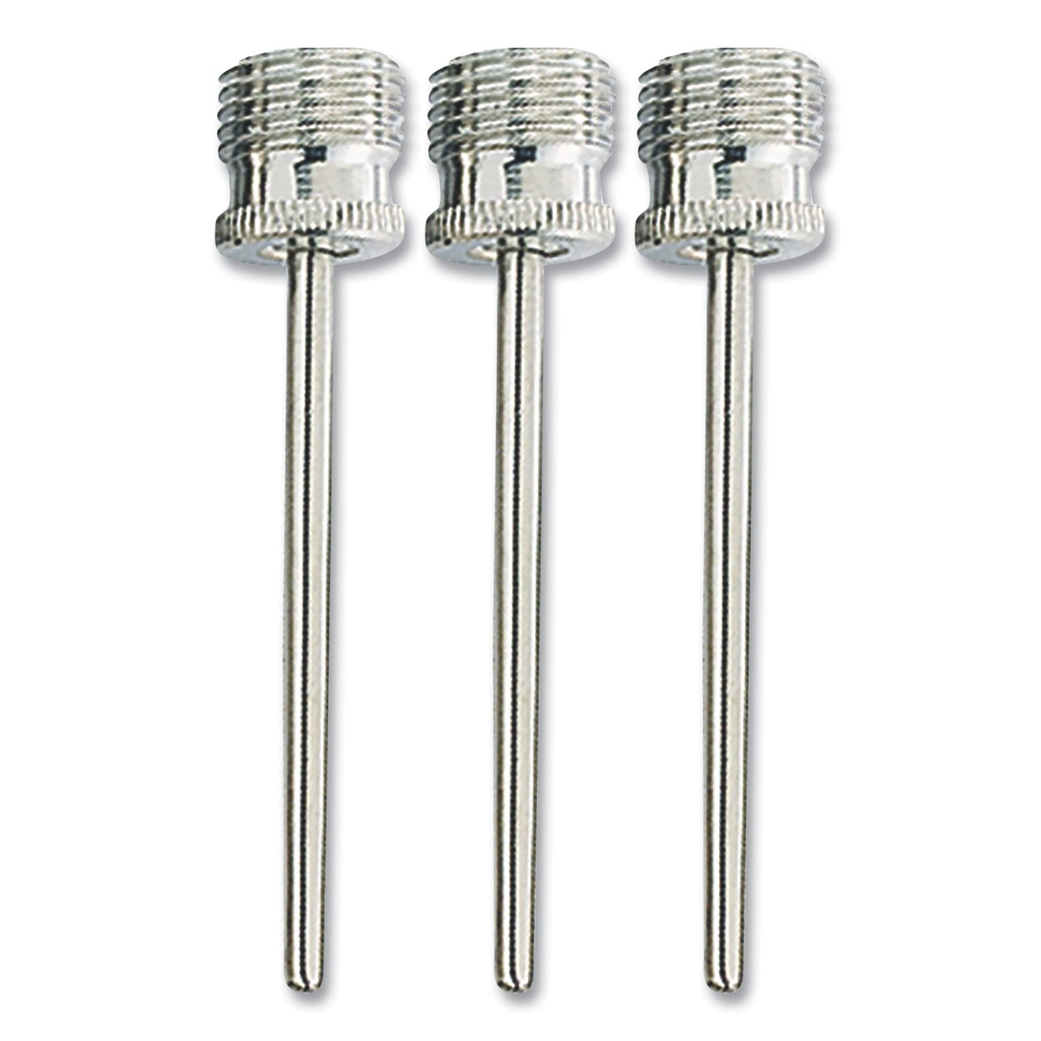 Nickel-Plated Inflating Needles for Electric Inflating Pump, 3/Pack -