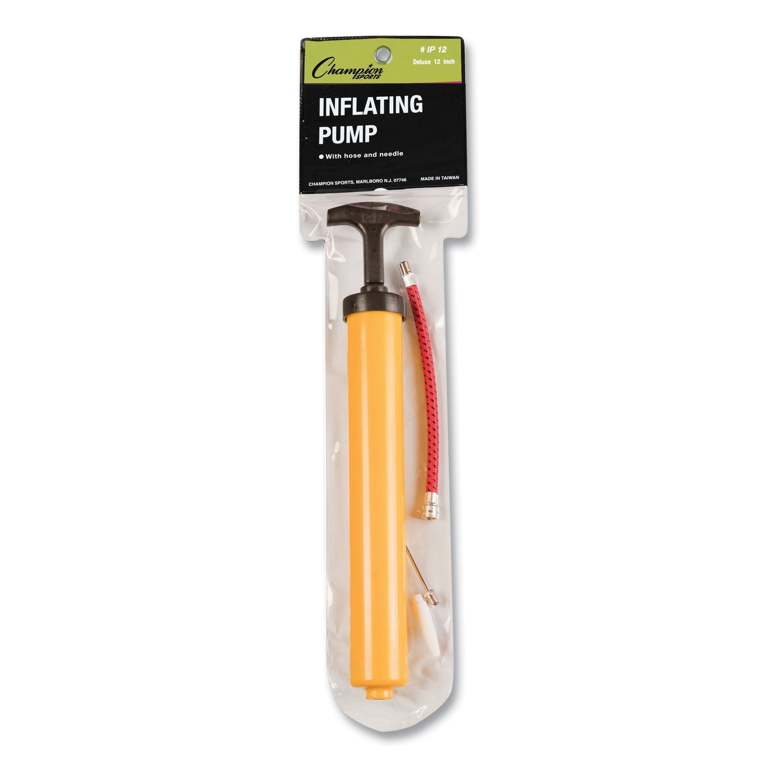 Standard Hand Pump, 12" Long, Yellow/Black -