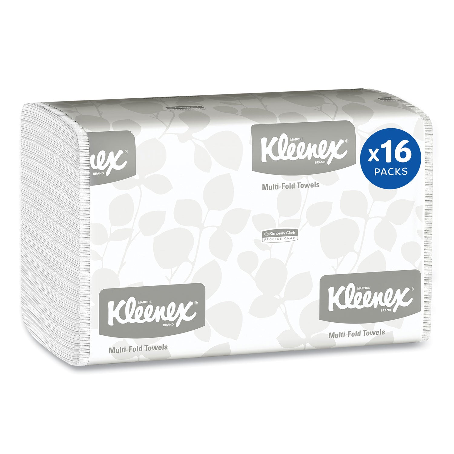 Multi-Fold Paper Towels, 1-Ply, 9.2 x 9.4, White, 150/Pack, 16 Packs/Carton -