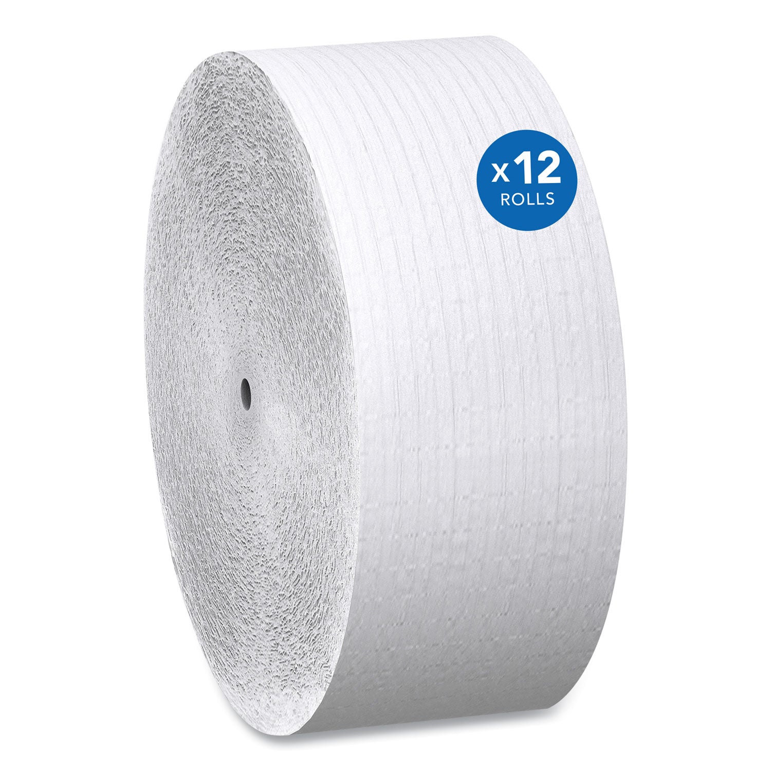 Essential Coreless JRT, Septic Safe, 1-Ply, White, 3.75 x 2,300 ft, 12 Rolls/Carton -