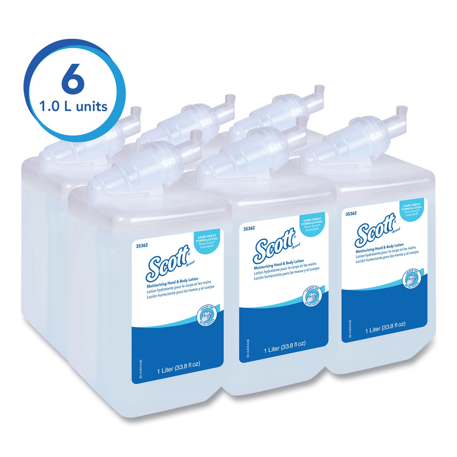 moisturizing-hand-and-body-lotion-1-l-bottle-fresh-scent-6-carton_kcc35362ct - 2