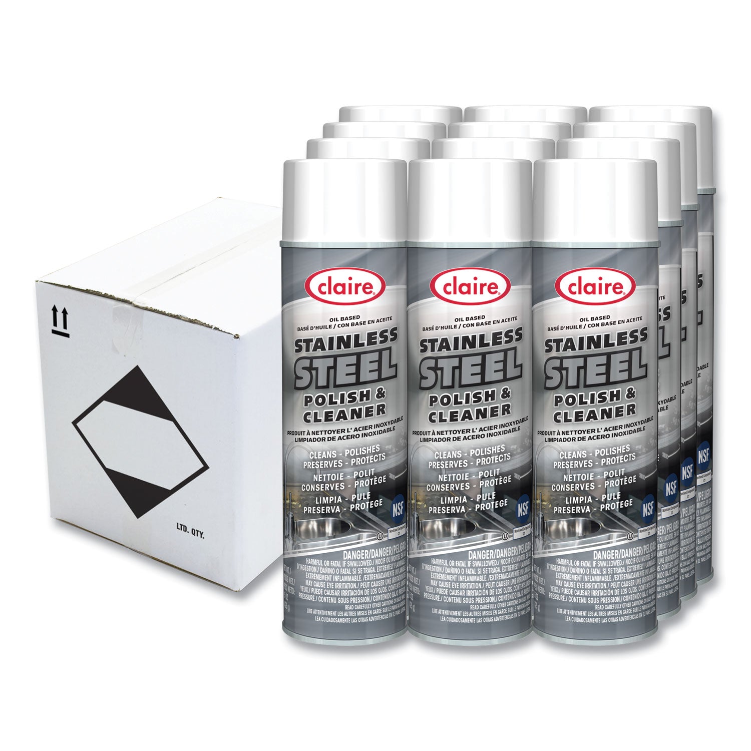 stainless-steel-polish-and-cleaner-lemon-scent-15-oz-aerosol-spray-dozen_cgc841 - 1