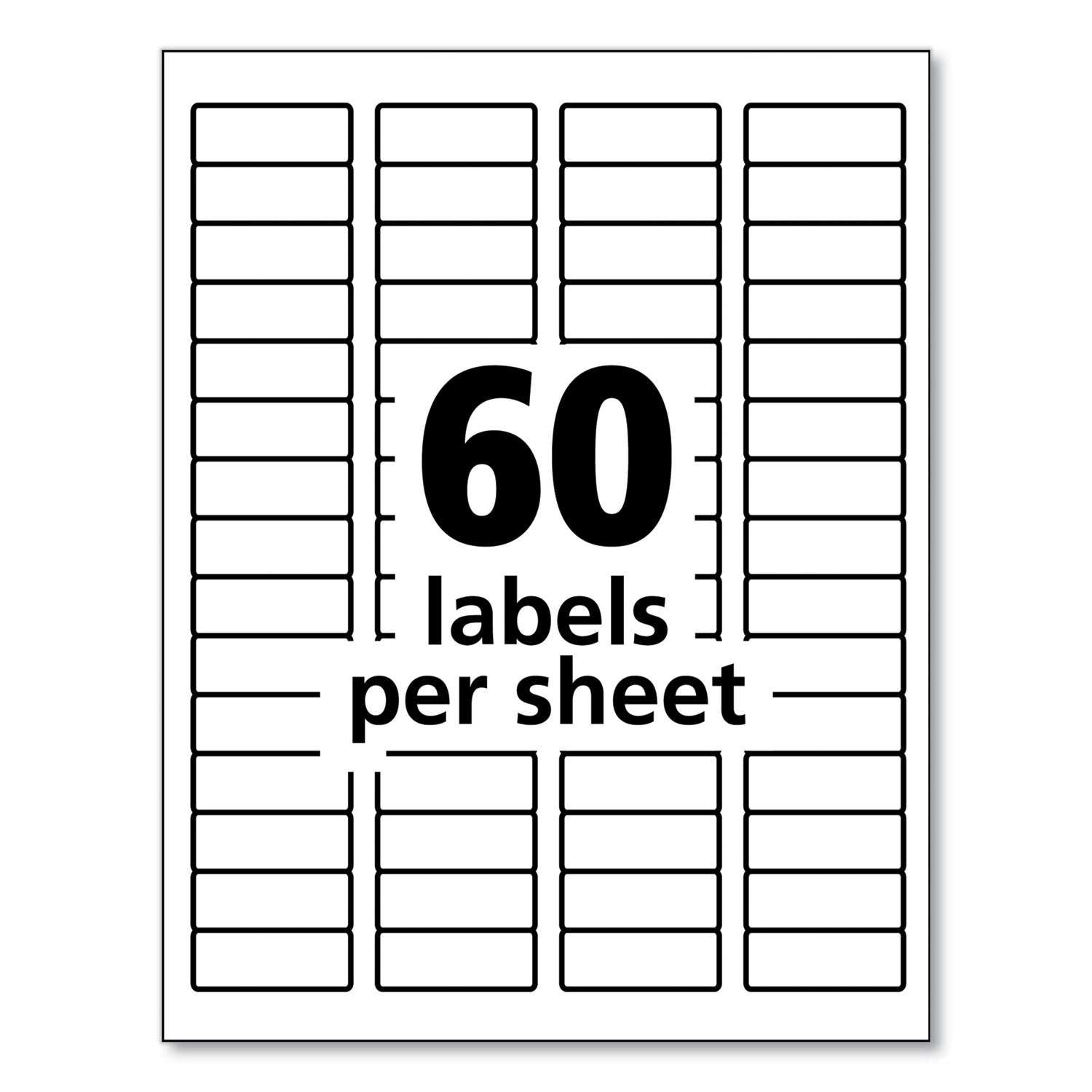 durable-permanent-id-labels-with-trueblock-technology-laser-printers-066-x-175-white-60-sheet-50-sheets-pack_ave61533 - 2