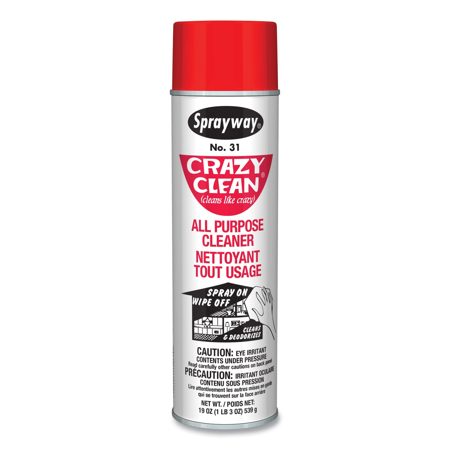 crazy-clean-all-purpose-cleaner-floral-scent-19-oz-aerosol-spray-dozen_cgc031 - 2