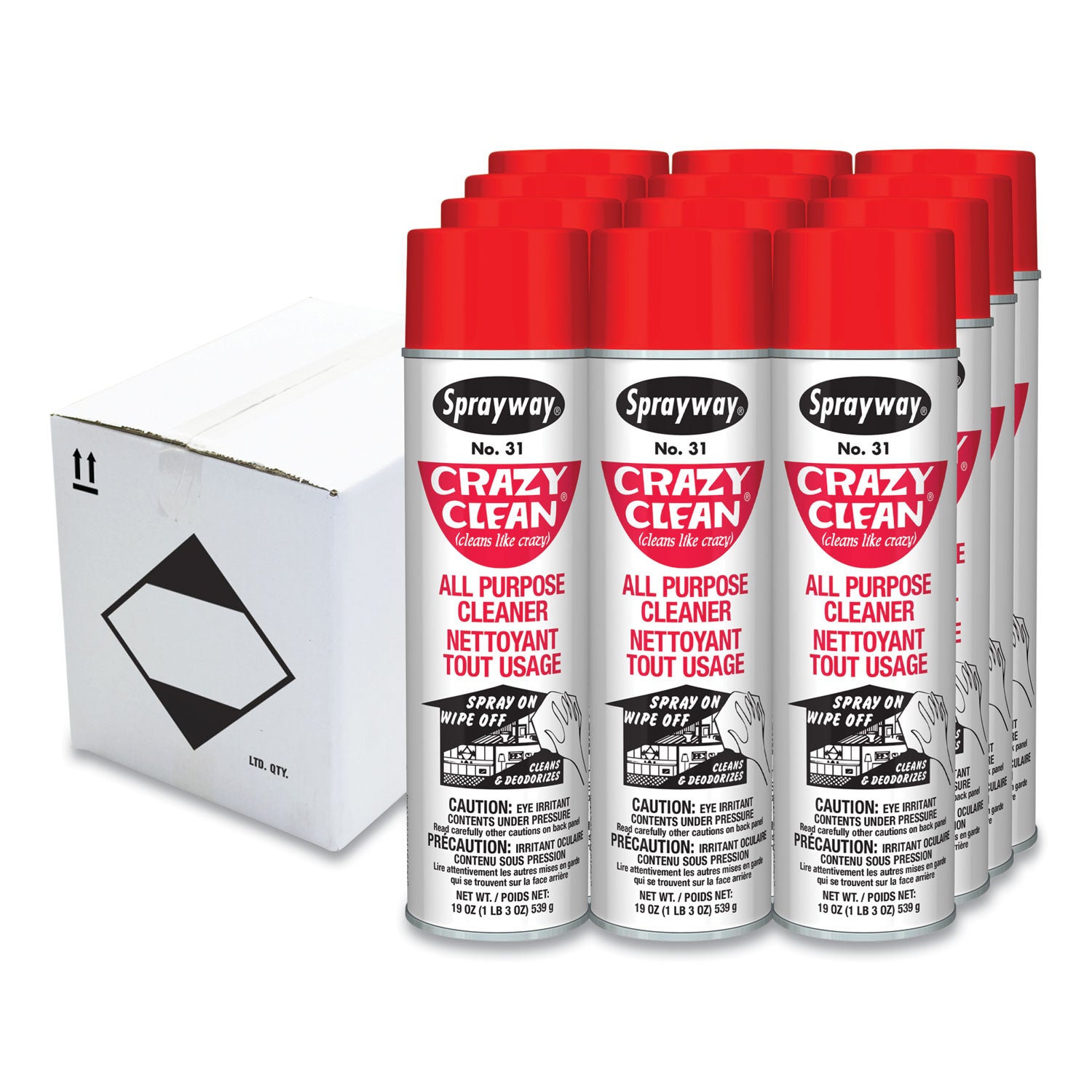 crazy-clean-all-purpose-cleaner-floral-scent-19-oz-aerosol-spray-dozen_cgc031 - 1