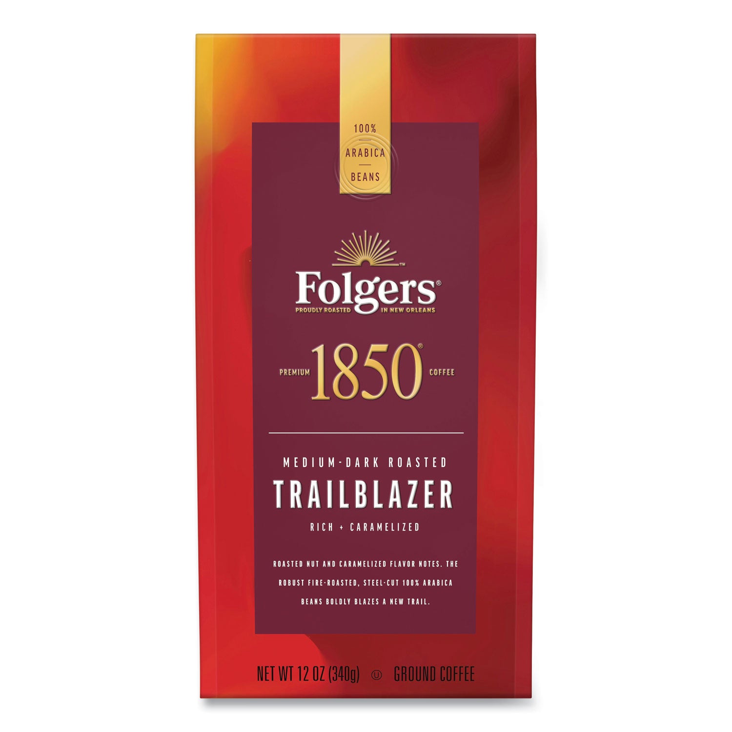 coffee-trailblazer-dark-roast-ground-12-oz-bag-6-carton_fol60515 - 2