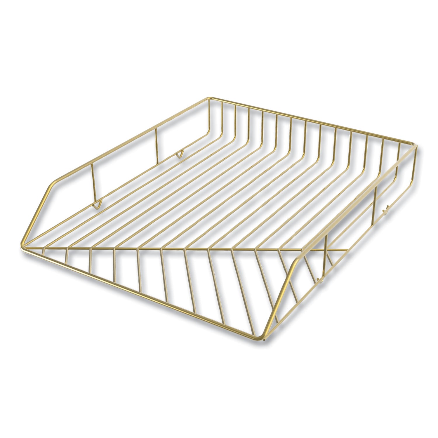 vena-desktop-organization-kit-8-compartments-letter-sorter-paper-tray-pencil-cup-gold-metal_ubr3940u0001 - 2