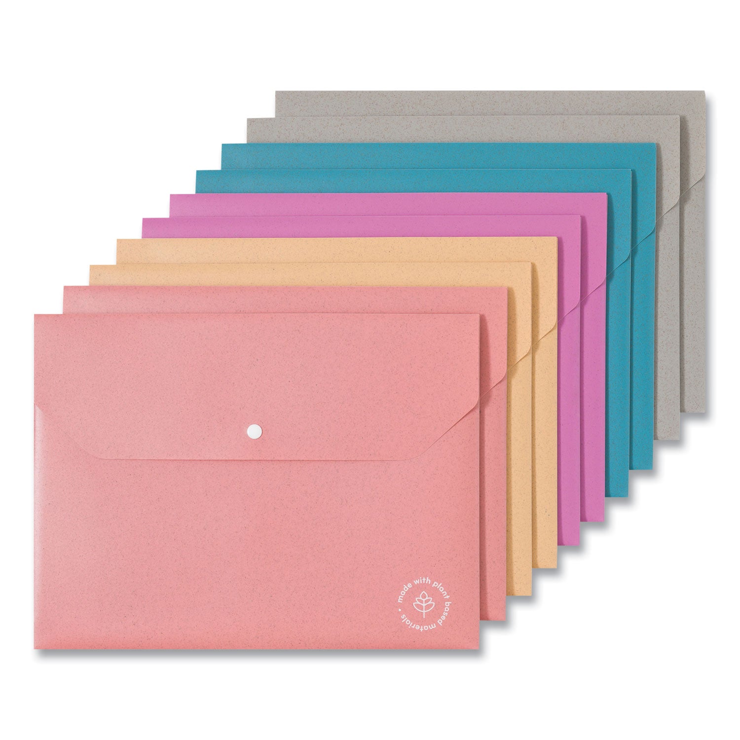 u-eco-document-holder-059-expansion-1-section-snap-button-closure-letter-size-assorted-colors-10-pack_ubr6601u0112 - 1
