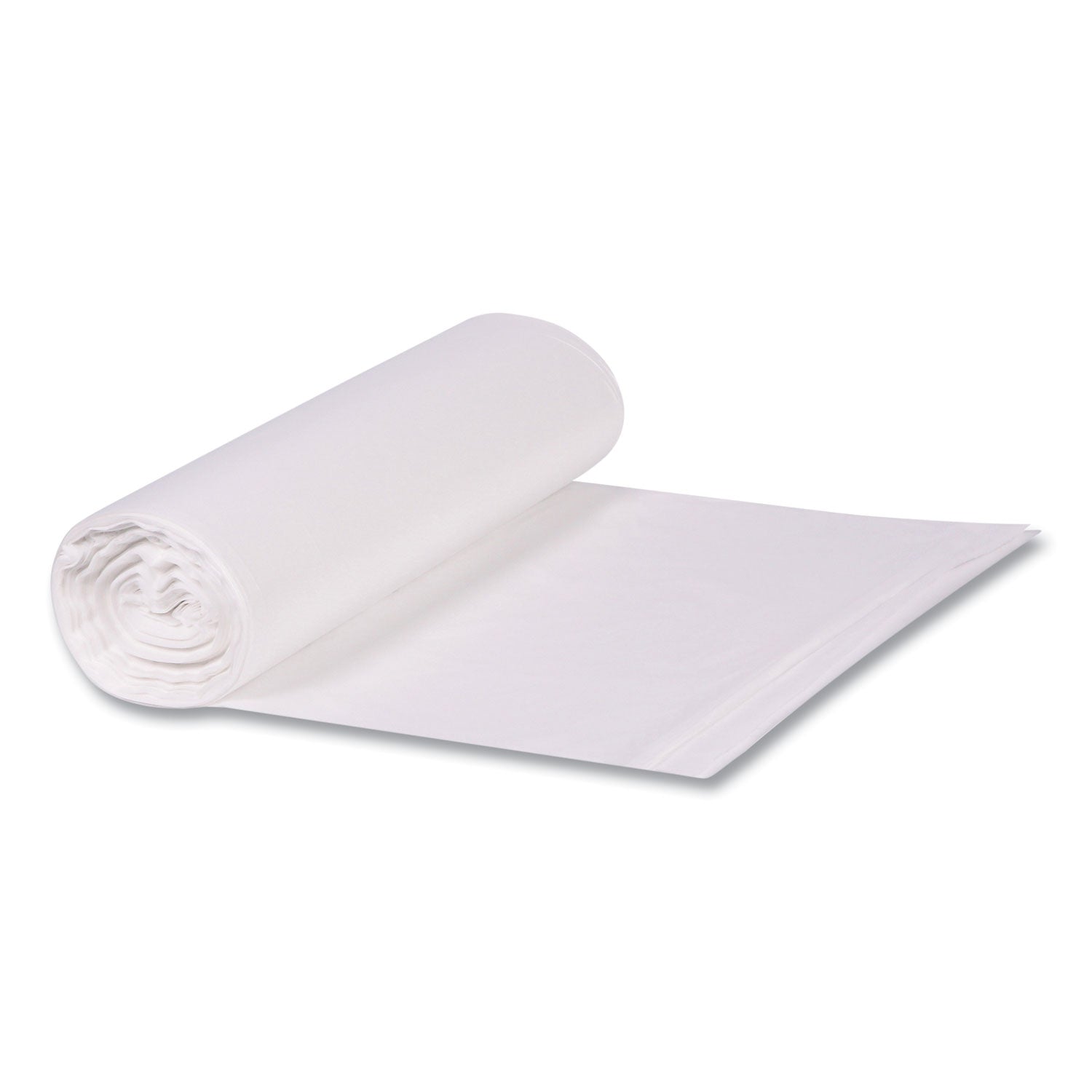 High-Density Coreless Can Liners, 4Gal, 6Mic, 17x18, Natural, 50Bags/Rl,40Rls/Ct - 2