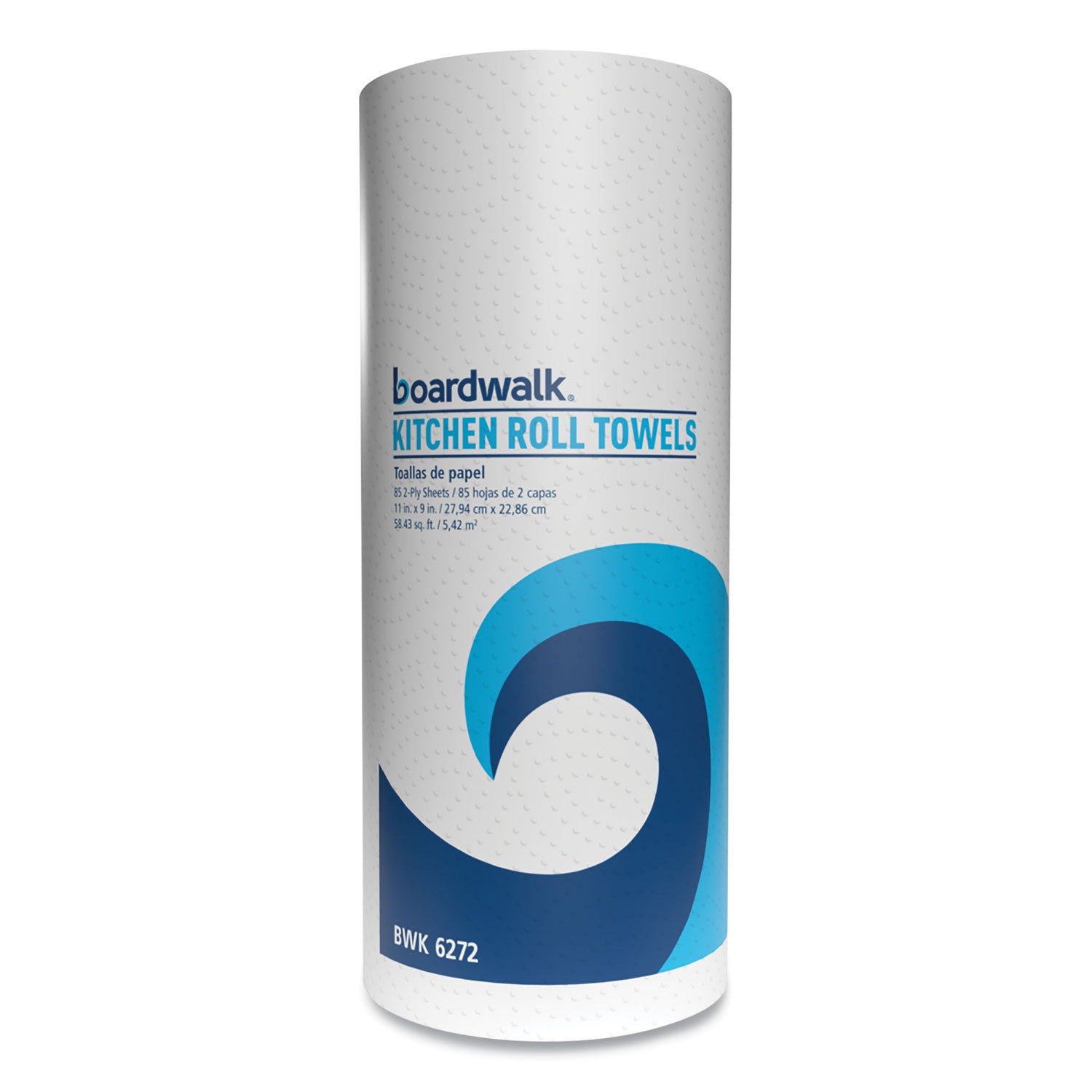 Kitchen Roll Towel, 2-Ply, 11 x 9, White, 85 Sheets/Roll, 30 Rolls/Carton -