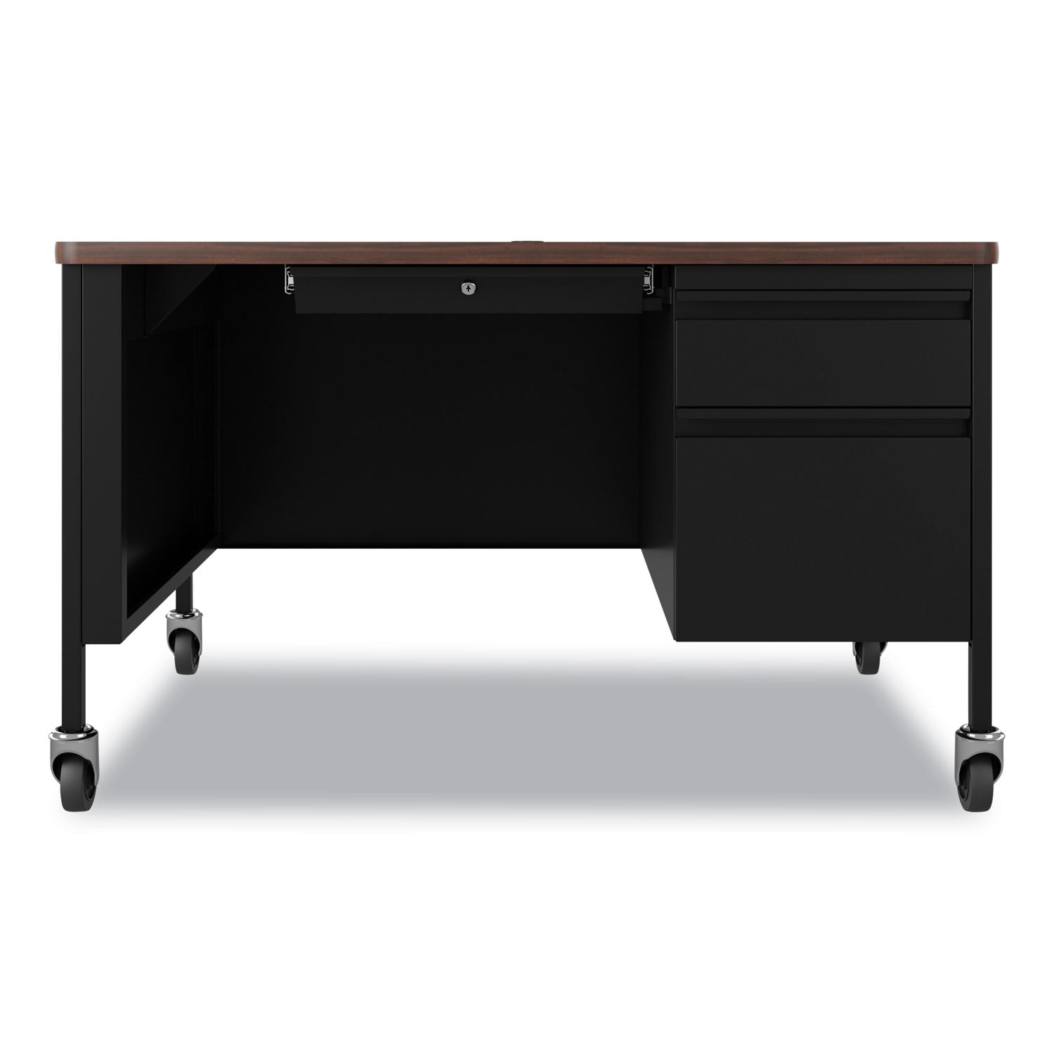 mobile-teachers-pedestal-desks-right-hand-pedestal-box-file-drawers-48-x-30-x-295-walnut-black_hid22656 - 1