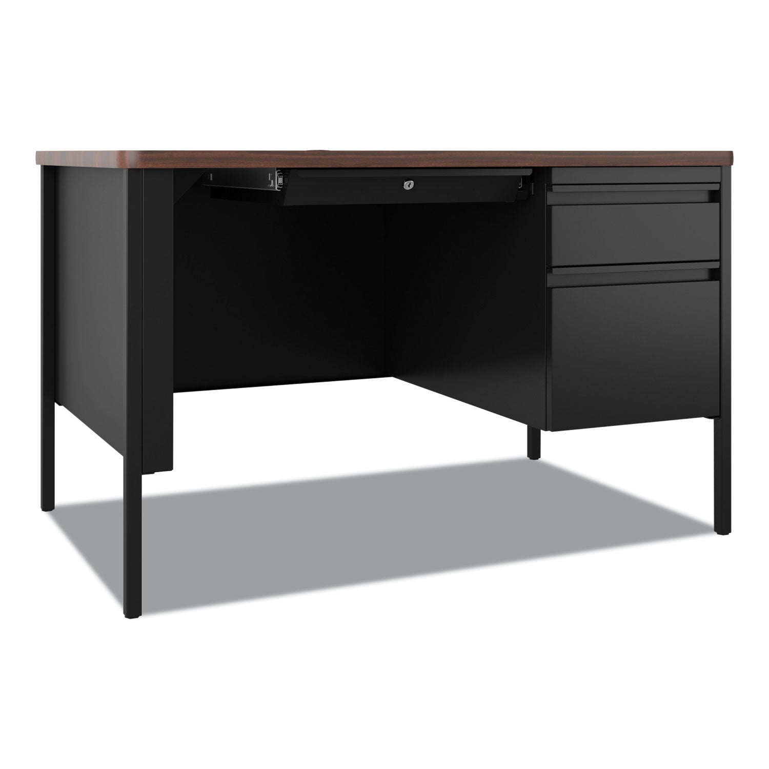 teachers-pedestal-desks-one-right-hand-pedestal-box-file-drawers-48-x-30-x-295-walnut-black_hid22652 - 1