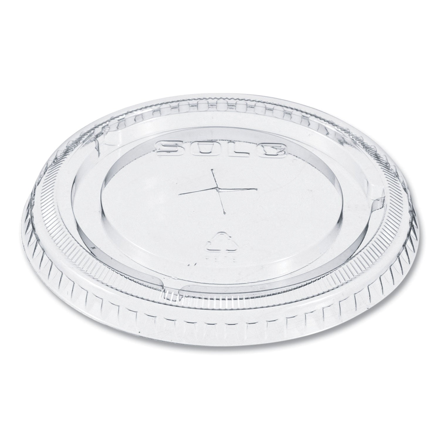 Straw-Slot Cold Cup Lids, Fits 9 oz to 20 oz Cups, Clear, 100/Sleeve, 10 Sleeves/Carton -