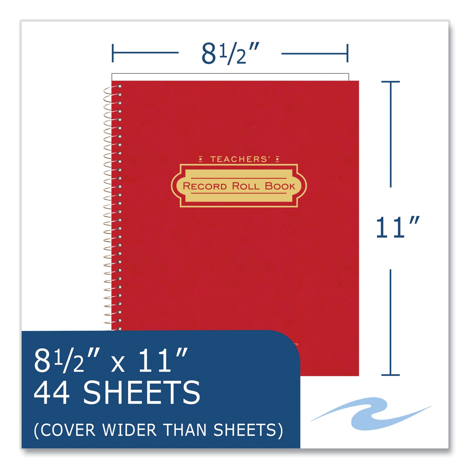 teachers-record-and-roll-book-11-x-85-randomly-assorted-cover-colors-24-carton-ships-in-4-6-business-days_roa72900cs - 2