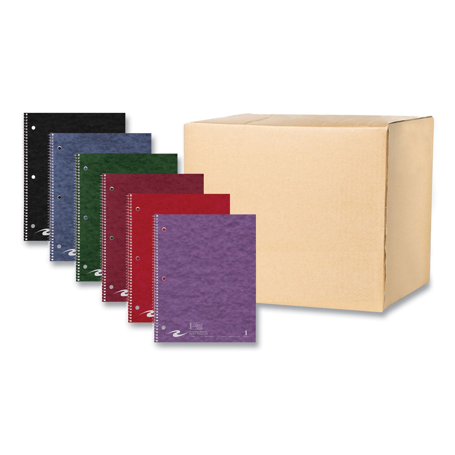 stasher-wirebound-notebooks-1-subject-narrow-rule-randomly-asst-cover-100-11x9-sheets-24-ct-ships-in-4-6-bus-days_roa11097cs - 1