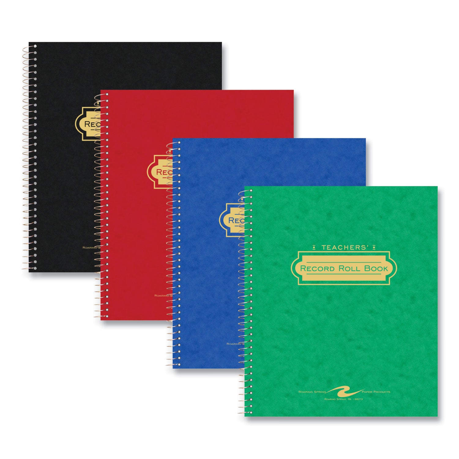 teachers-record-and-roll-book-11-x-85-randomly-assorted-cover-colors-24-carton-ships-in-4-6-business-days_roa72900cs - 1