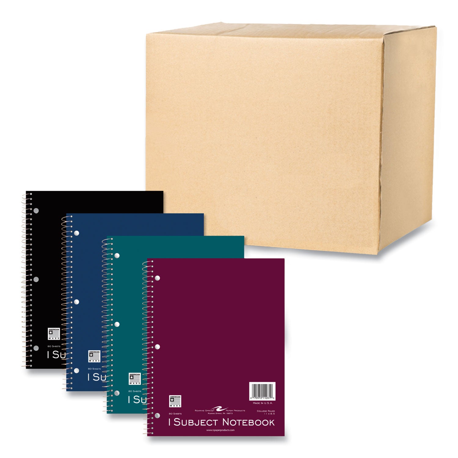 subject-wirebound-notebook-1-subject-medium-college-rule-asst-cover-80-11-x-85-sheets-24-ct-ships-in-4-6-bus-days_roa11281cs - 1