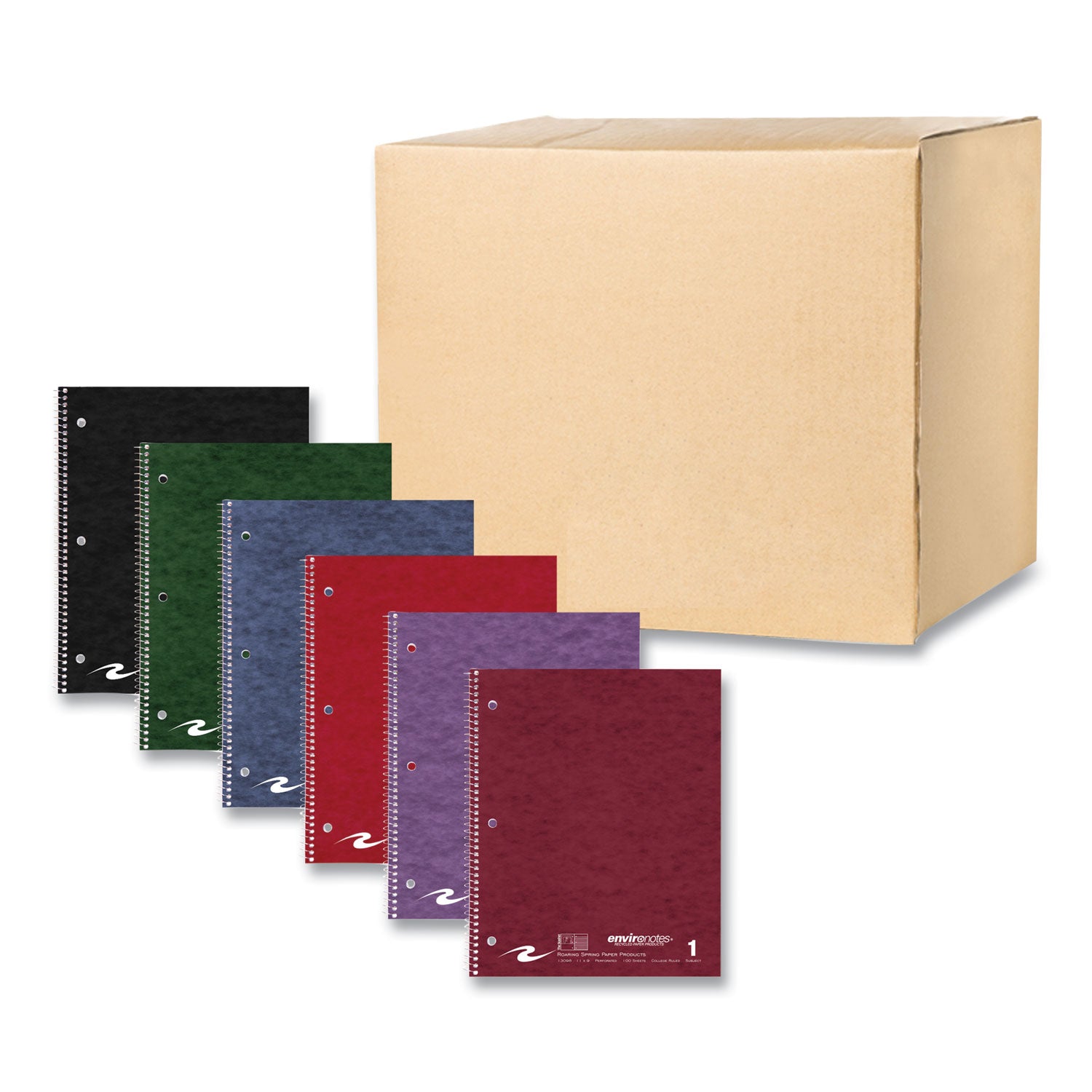 stasher-wirebound-notebooks-1-subject-med-college-rule-randomly-asst-cover-100-11x9-sheets-24-ctships-in-4-6-bus-days_roa13098cs - 1