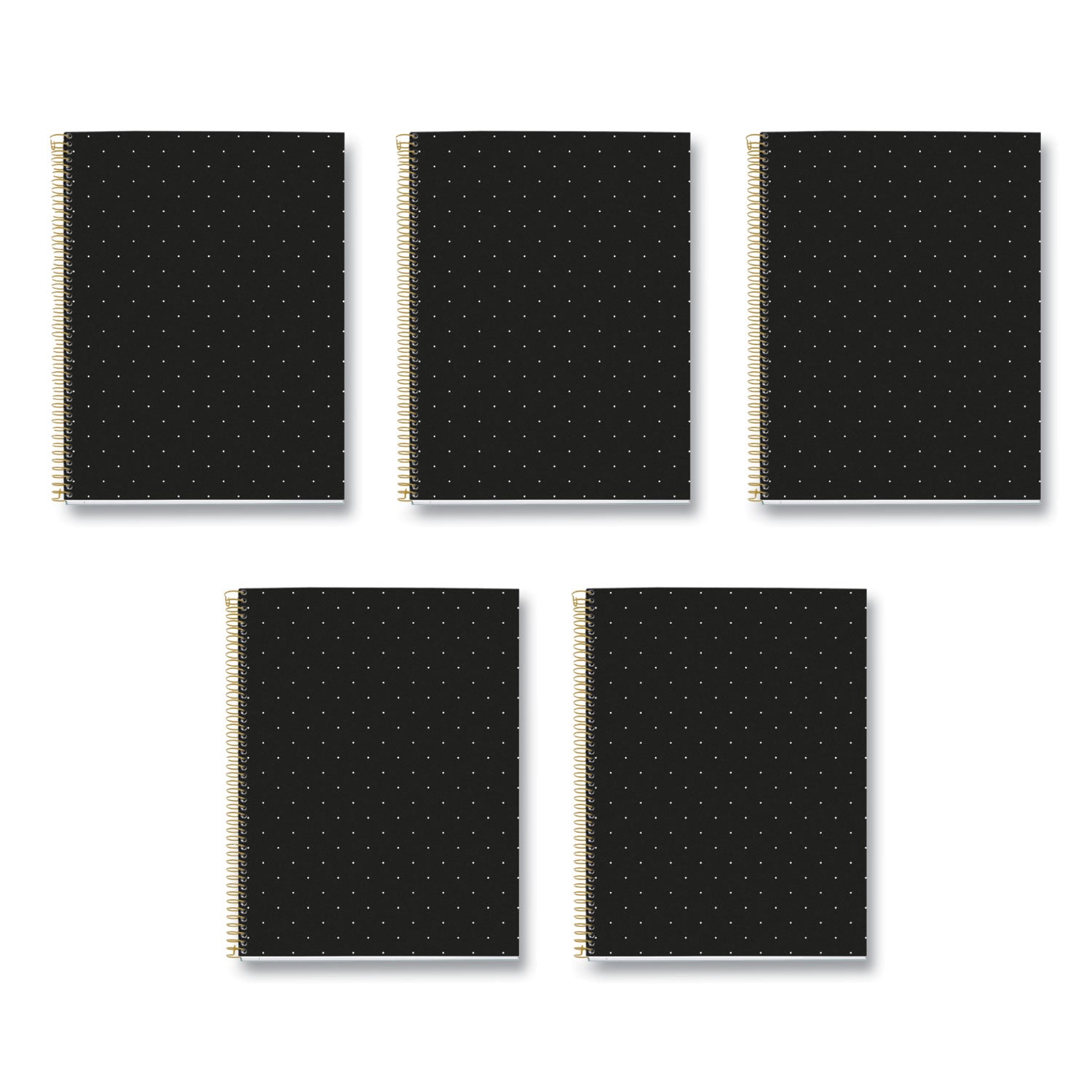 mr-m-fashion-notebook-4-subject-med-college-rule-black-dots-cover-120-11-x-85-sheets-5-ct-ships-in-4-6-business-days_roa48293cs - 1
