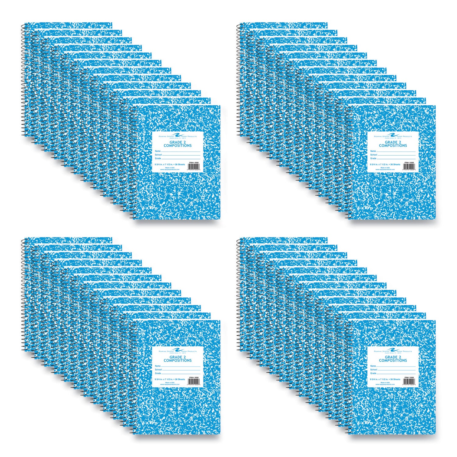 composition-book-1-subject-grade-2-manuscript-format-blue-cover-36-975-x-75-sheet-48-ct-ships-in-4-6-business-days_roa10202cs - 1