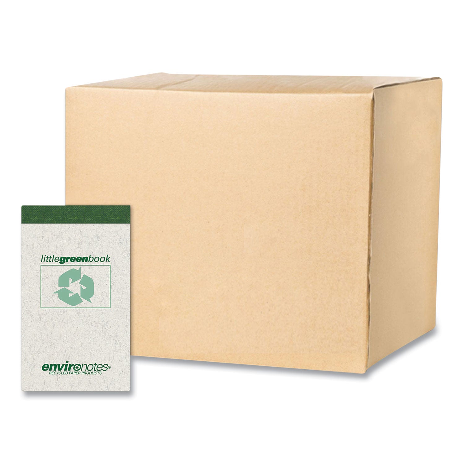 little-green-memo-book-narrow-rule-gray-cover-60-3-x-5-sheets-48-carton-ships-in-4-6-business-days_roa77355cs - 1