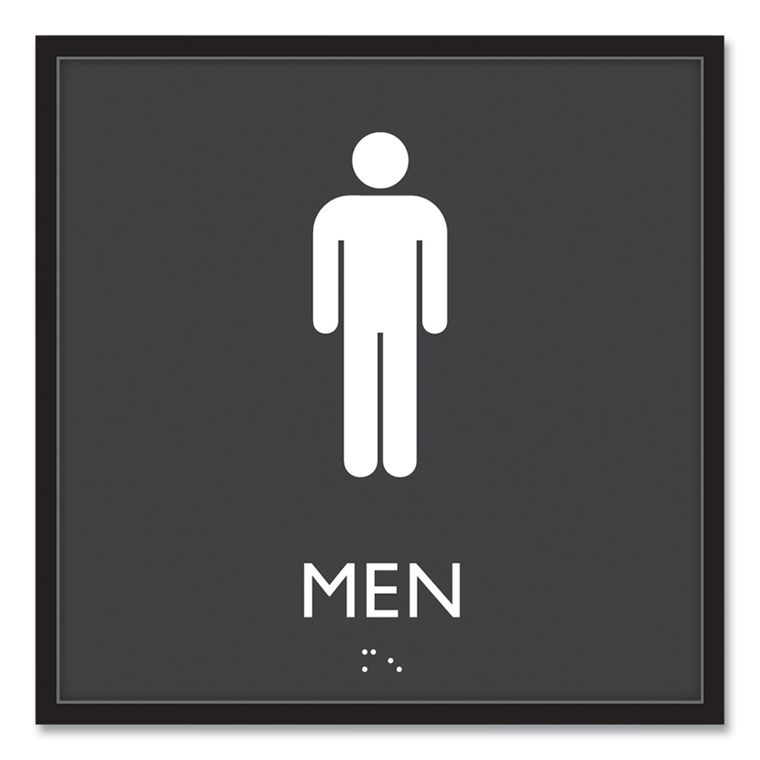 ada-sign-men-plastic-8-x-8-clear-white_uss66914 - 1