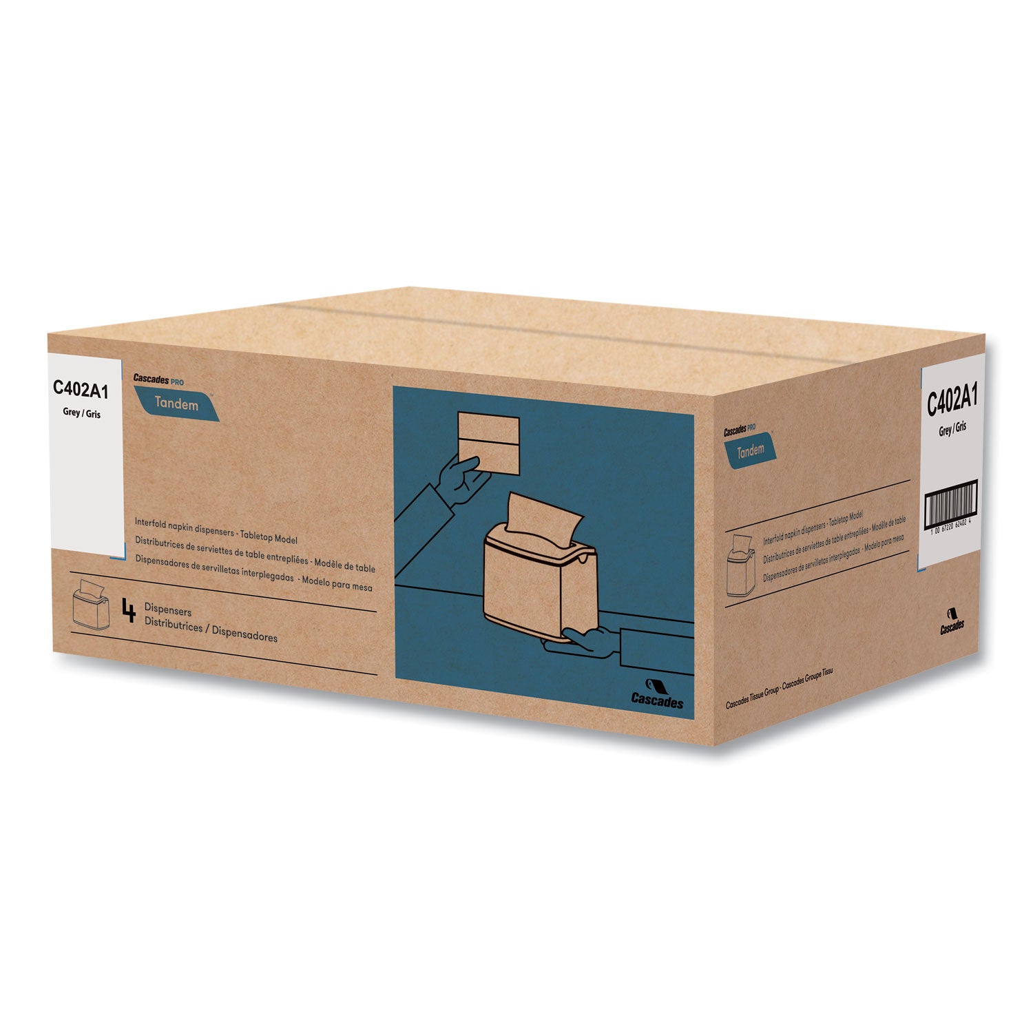 tandem-tabletop-napkin-dispenser-61-x-816-x-63-gray-4-carton_csdc402 - 2