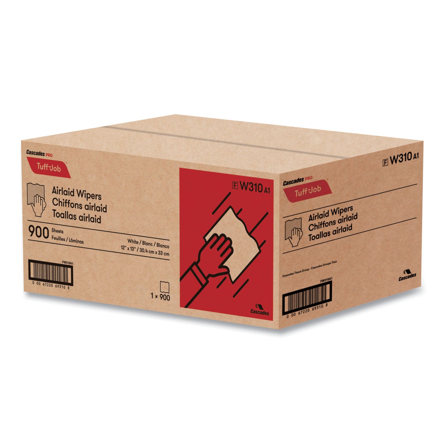 tuff-job-airlaid-wipers-medium-12-x-13-white-900-carton_csdw310 - 2
