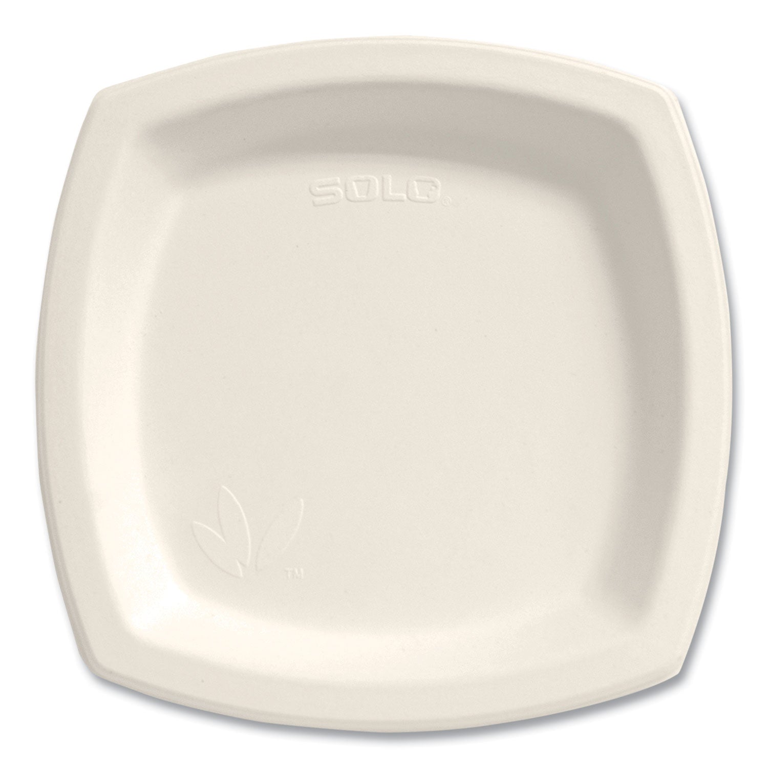 Bare Eco-Forward Sugarcane Dinnerware, Plate, 8.25" dia, Ivory, 125/Pack -