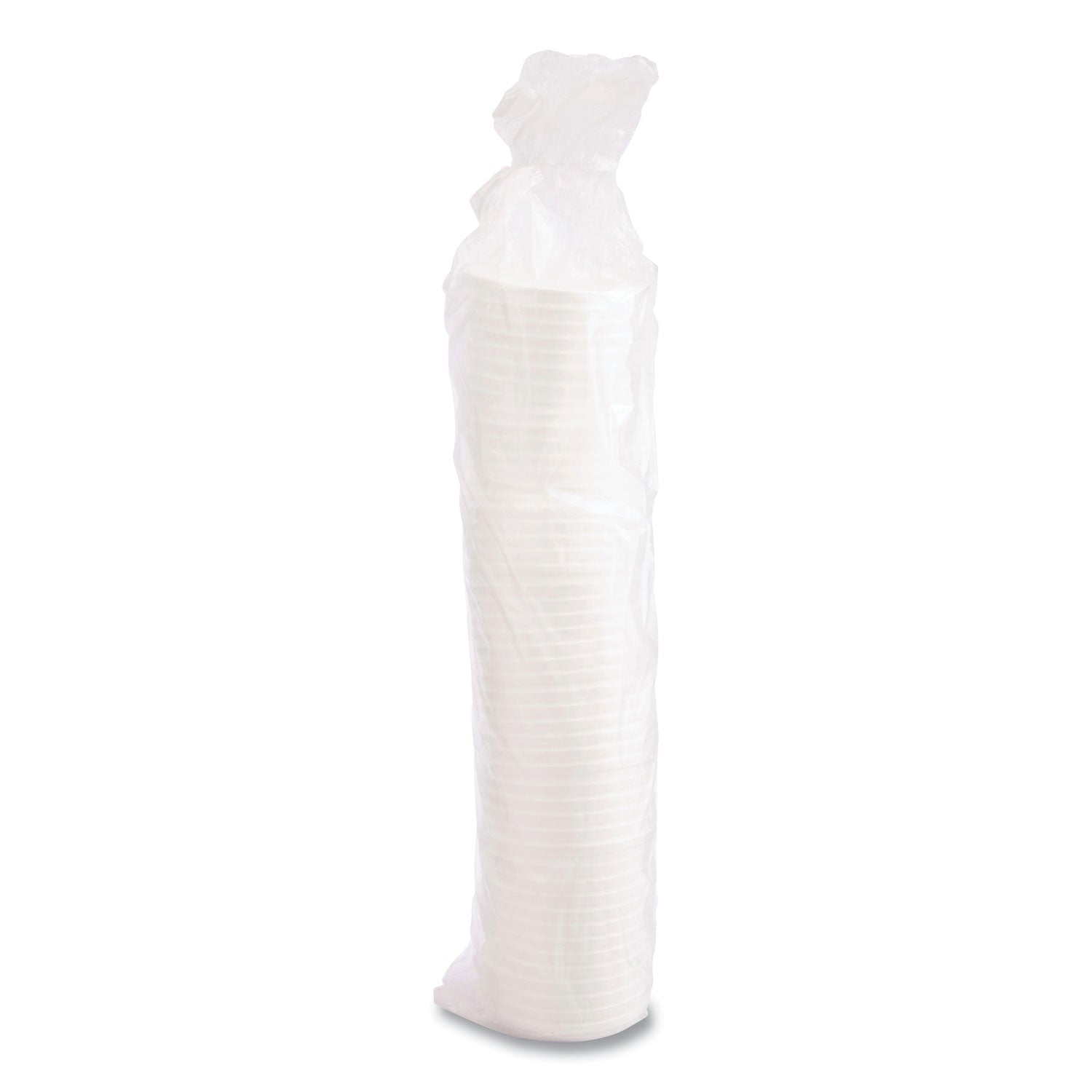 Vented Foam Lids, Fits 6 oz to 32 oz Cups, White, 50 Pack, 10 Packs/Carton -
