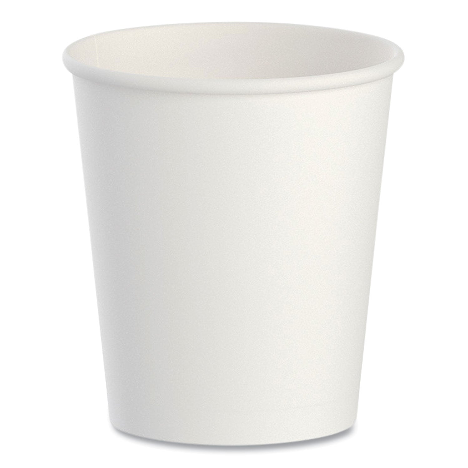 White Paper Water Cups, ProPlanet Seal, 3 oz, 100/Bag, 50 Bags/Carton -