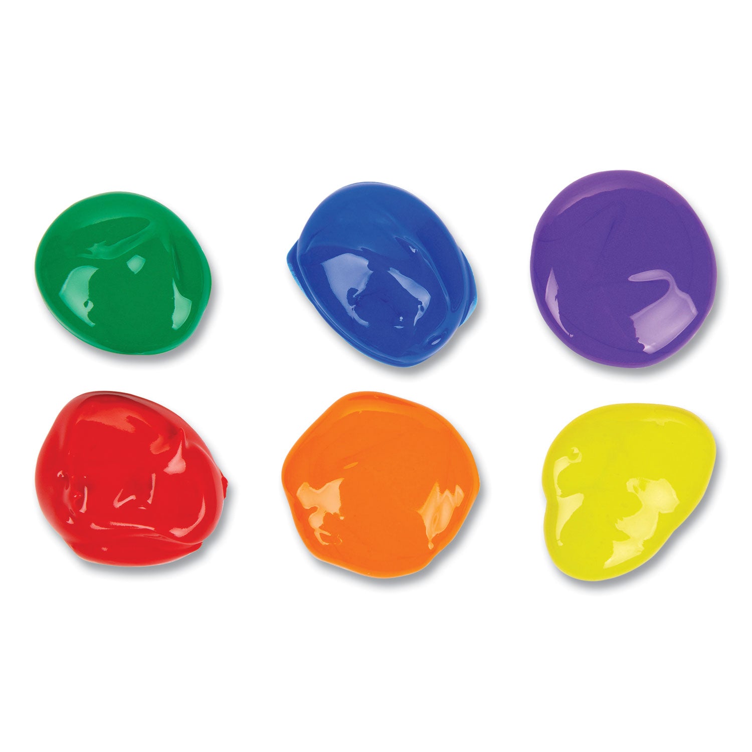 Washable Paint, 6 Assorted Colors, 2 oz Bottle, 6/Pack -