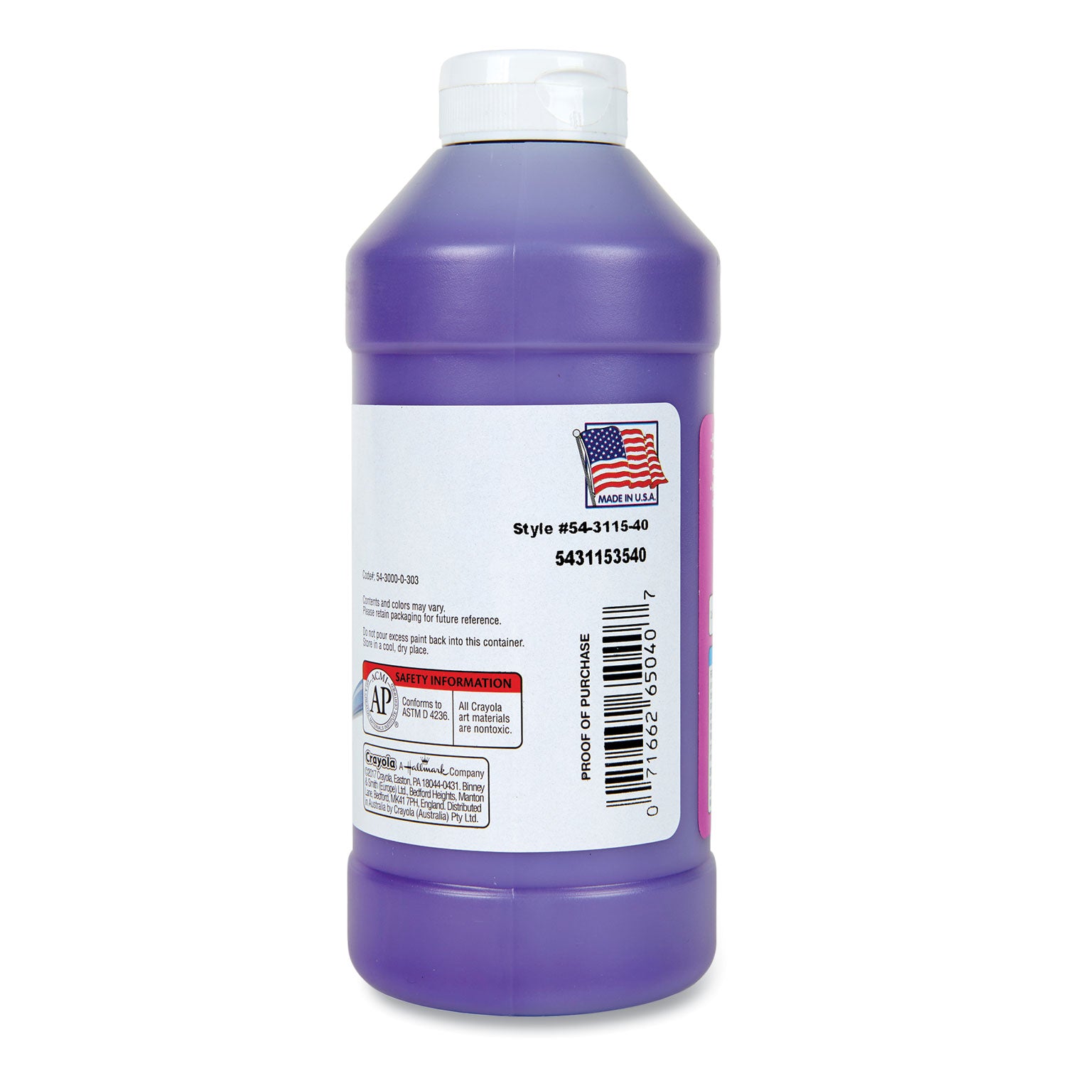 artista-ii-washable-tempera-paint-violet-16-oz-bottle_cyo543115040 - 2