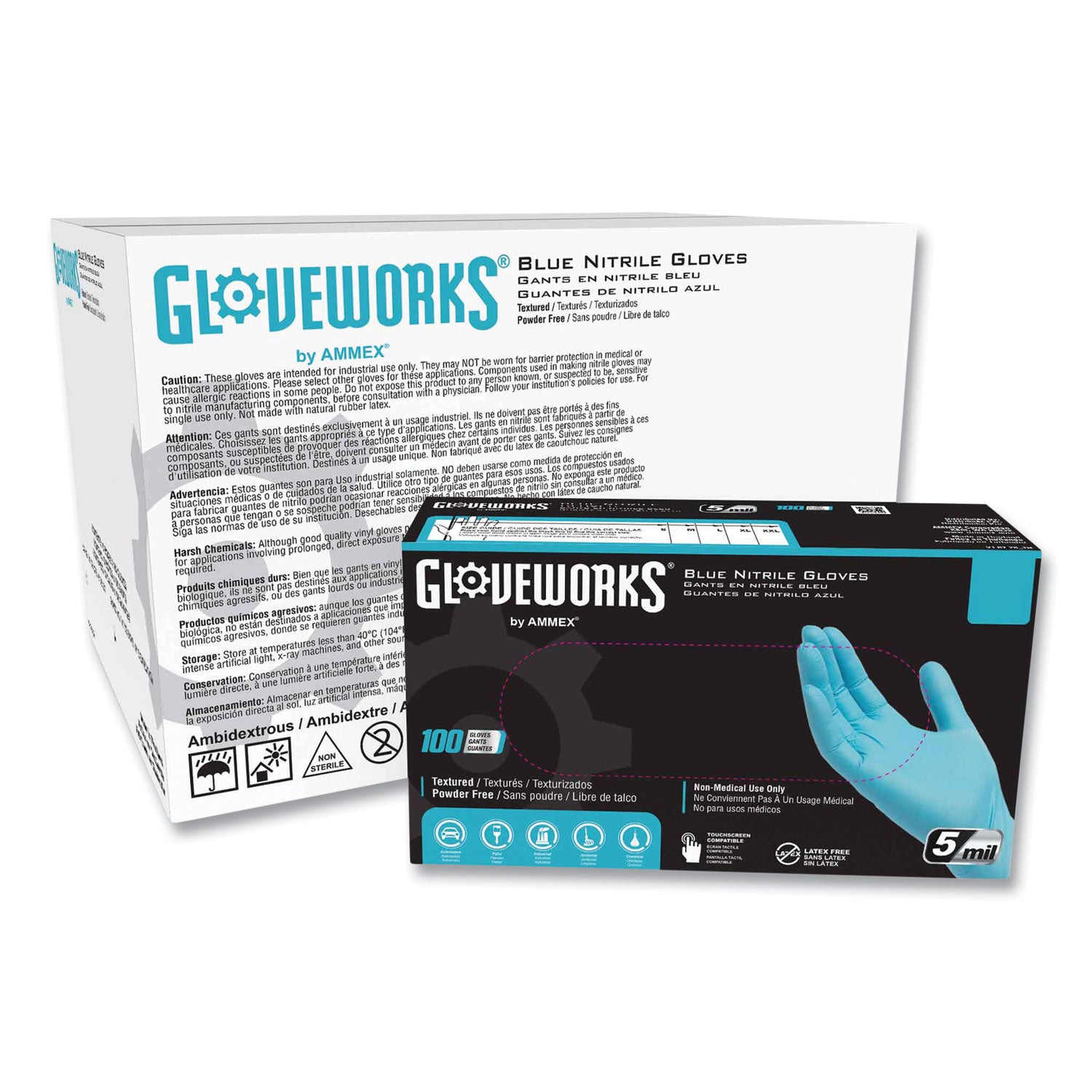 industrial-nitrile-gloves-powder-free-5-mil-small-blue-100-gloves-box-10-boxes-carton_axcinpf42100 - 1