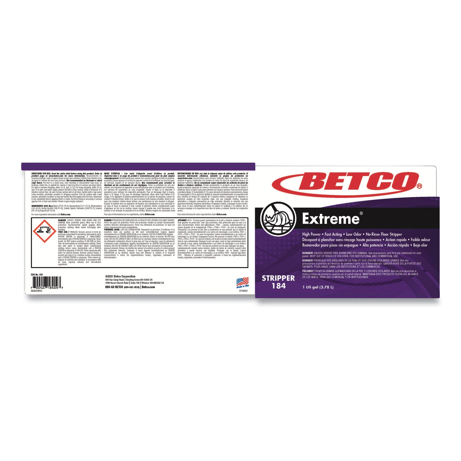 extreme-floor-stripper-lemon-scent;-1-gal-bottle-4-carton_bet1840400 - 2